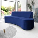 Ver imagem 2 de Sofá 3 Lugares 210cm Mônaco Veludo Azul Royal - Nexta Casa