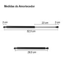 Ver imagem 3 de Amortecedor Tampa Traseira Porta Malas Palio Weekend Cinoy 2009 à 2017 YN-AMFT013