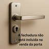 Folha de Porta Lisa 210x80 com Reforço Fechadura 2 Lados:cerejeira - 8