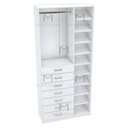 Ver imagem 3 de MÓDULO CLOSET 7 GAVETAS M461.B (SAPATEIRA E GAVETEIRO) MUNDI MOVEIS