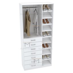 MÓDULO CLOSET 7 GAVETAS M461.B (SAPATEIRA E GAVETEIRO) MUNDI MOVEIS - 4