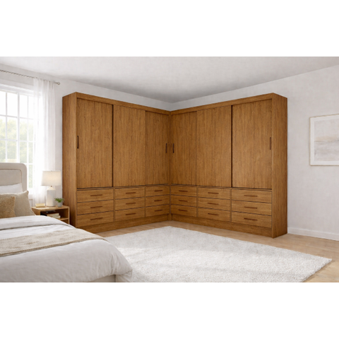 Closet 6 Portas 18 Gavetas Domus - Grand Line