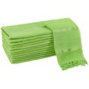 Ver imagem 1 de Kit 12 Toalhas Social Bordar Ponto Cruz Escola de Mão Perfeito Estilo Verde Pistache