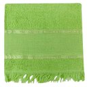 Ver imagem 2 de Kit 12 Toalhas Social Bordar Ponto Cruz Escola de Mão Perfeito Estilo Verde Pistache