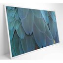 Ver mais imagens de Quadro Penas Azuis 90x60 Cm Tecido Canvas