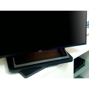 Suporte de Mesa Giratório 360° para Monitor Tv Preto