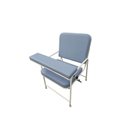 Ver imagem 3 de Cadeira de Coleta de Sangue Comfort com Suporte de Braço Frontal Reforçada Azul Céu