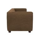 Ver imagem 3 de Sofá Namoradeira Amsterdam 1,40m Suede Marrom - Inova Decorações