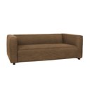 Ver imagem 2 de Sofá Namoradeira Amsterdam 1,40m Suede Marrom - Inova Decorações