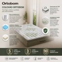 Ver imagem 3 de Colchão Casal Ortobom Gold Ultragel Molas Ensacadas Superpocket Viscogel D45 Conforto Firme 32cm Alt