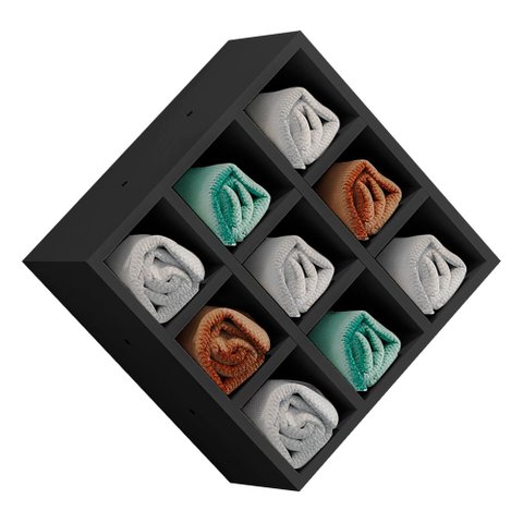 Nicho Organizador Porta Toalhas 9 Lugares 40x40x20cm
