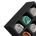 Ver imagem 3 de Nicho Organizador Porta Toalhas 9 Lugares 40x40x20cm