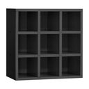 Ver imagem 5 de Nicho Organizador Porta Toalhas 9 Lugares 40x40x20cm