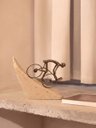 Ver imagem 4 de Escultura Decorativa Bicicleta em Poliresina e Metal 21cm 23242 Mart