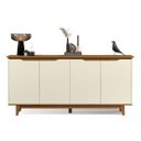 Ver imagem 1 de Buffet Quatro Portas Flow Off/Freijó - EJ Móveis