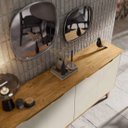 Ver imagem 5 de Buffet Quatro Portas Flow Off/Freijó - EJ Móveis