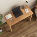 Ver imagem 5 de Mesa Escritório com Gaveta Pés em X Madeira Freijó Adrian Idimex