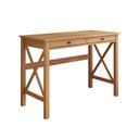 Ver imagem 6 de Mesa Escritório com Gaveta Pés em X Madeira Freijó Adrian Idimex