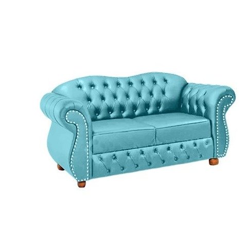 Namoradeira Chesterfield Merlo 2 Lugares - Suede Tiffany / Decoração, recepção, sala tv estar