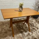 Ver imagem 3 de Mesa X de Madeira Maciça 120x80 Mel