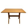 Mesa X de Madeira Maciça 120x80 Mel - 5