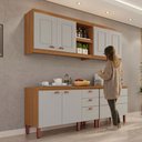 Ver mais imagens de Cozinha Genebra Modulada Composta por 04 Módulos 100% MDF com Armários e Balcões