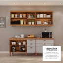 Ver imagem 4 de Cozinha Genebra Modulada Composta por 04 Módulos 100% MDF com Armários e Balcões