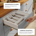 Ver imagem 6 de Cozinha Genebra Modulada Composta por 04 Módulos 100% MDF com Armários e Balcões