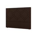 Ver imagem 1 de Cabeceira Cama Box Estofada Casal Casal Lima Plus Veludo Cacau - Simbal