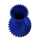 Ver imagem 4 de Vaso Espiral 3D Plantas Decorativo 18 cm Azul Brilhante