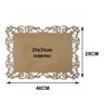 Kit com 3 Molduras em Mdf Retangular Lisa Arabescos Tamanho:40x29cm Cod:kitplm012 - 2