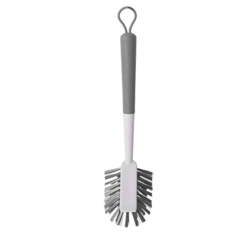 Escova de Limpeza Angular Flow Bege Escovão Limpar Piso Banheiro Chão ou