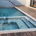 Ver imagem 3 de Borda Atérmica Piscina reta boleada Malibu 50x20x1,5cm - Fendi  Areia de Quartzo