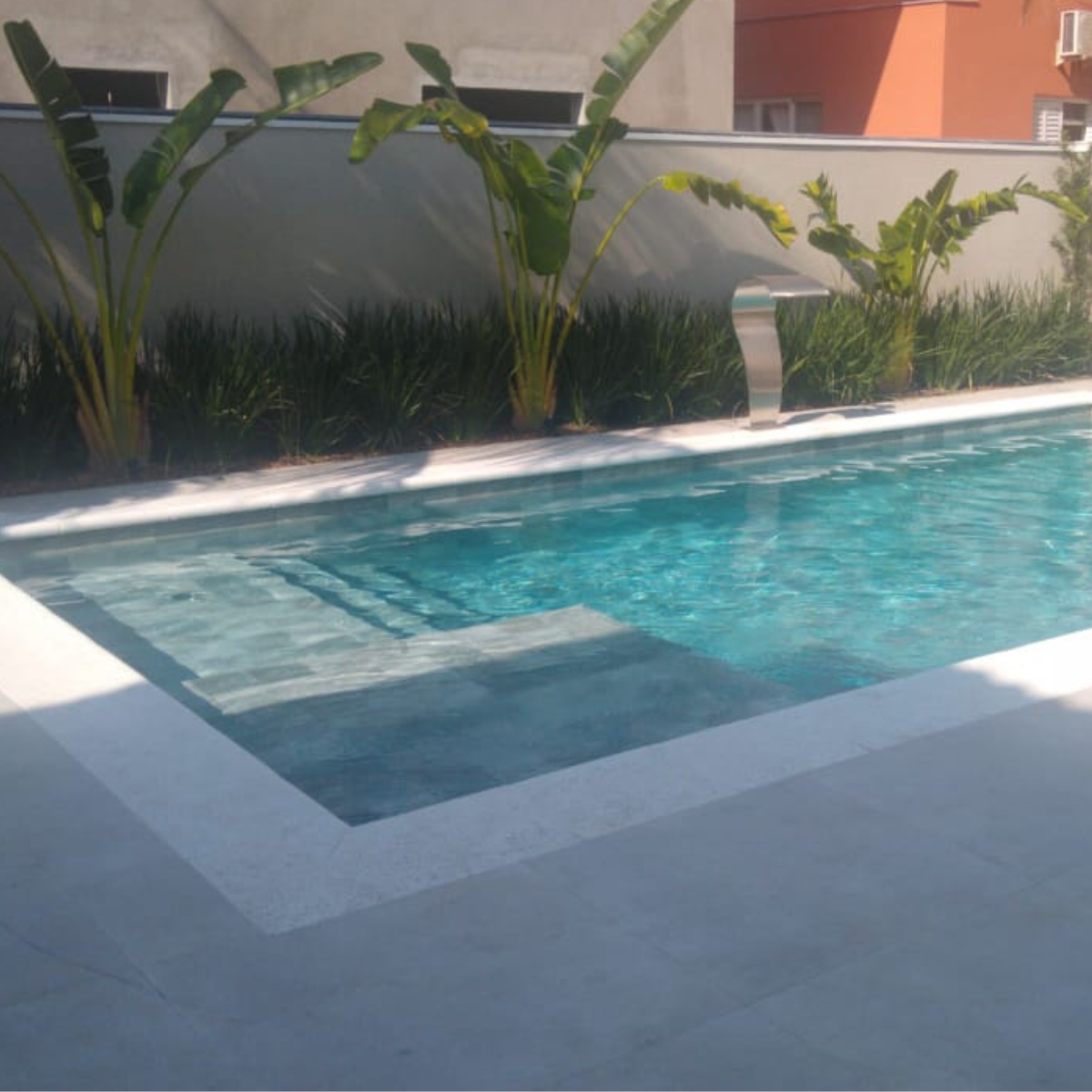 Borda Atérmica Piscina reta boleada Malibu 50x20x1,5cm - Fendi  Areia de Quartzo - 5