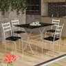 Mesa De Jantar 4 Cadeiras Branco Goiânia Shop JM - 1