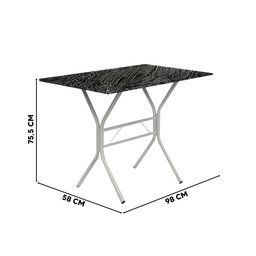 Mesa De Jantar 4 Cadeiras Branco Goiânia Shop JM - 4