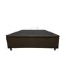 Base Cama Box com Baú Solteiro, Queen, Casal, King Suede Marrom - Marrom - Casal - 12