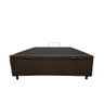 Base Cama Box com Baú Solteiro, Queen, Casal, King Suede Marrom - Marrom - Casal - 10