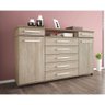 Cômoda Casal 7 Gavetas London Nogal Vanilla Touch 7130 - 3
