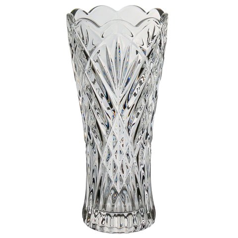 Vaso Decorativo Enfeite Planta Floreiro Vidro 24x11x11cm Transparente