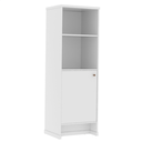 Ver imagem 5 de Armário Multiuso 1 Porta para Escritório e Home Office Berlin - Branco