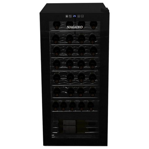 Adega de Vinhos Climatizada 32 Garrafas 94 L Display Digital