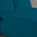 Ver imagem 2 de Jogo de Cama King Nobre 3 Peças Luva de Box 55cm de Altura Malha 100% Algodão - Petróleo