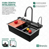 Cuba Gourmet Smart Multifuncional Pia Cozinha Inteligente Completa Torneira Lavador de Copos - 2