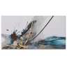 Quadro Decorativo Abstrato Mancha, Tela em Canvas na Horizontal Ideal para Ambiente de Sala de Estar - 1