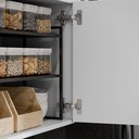 Ver imagem 4 de Kit Armário de Cozinha Juliete Multiuso Compacta Suspensa com 7 Portas e 2 Gavetas