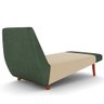 Sofá Chaise Longue Sala de Estar Living Parisi D02 Couríssimo Verde B-89 Linho Bege D-463 - Lyam Dec - 7