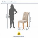 Ver imagem 4 de Conjunto 8 Cadeiras para Sala de Jantar Arizona