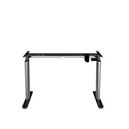 Mesa com Regulagem de Altura Elétrica Lift 97 Cm - Preto Fosco C/ Prata - 1