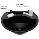 Ver imagem 2 de Pia Lavatório Banheiro 4L + Torneira Branca + Sifão Universal Sanfonado + Fita Veda Rosca